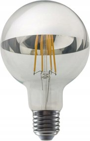 Aca Lighting Led izzószálas izzó E27 DIM G95 ezüst 8W 2700K 230V 900lm RA80 Pal