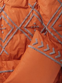 Liya Ranforce dupla ágyneműhuzat garnitúra, téglavörös