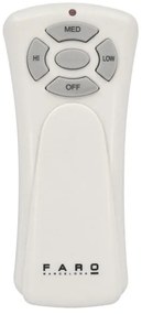 FARO 33516DC - Mennyezeti ventilátor LANTAU fekete/barna á. 132 cm + távirányító