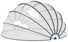 Medencekupola 559 x 275 cm