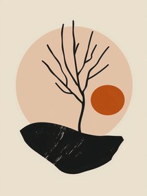 Poszter 60x80cm Meztelen fa