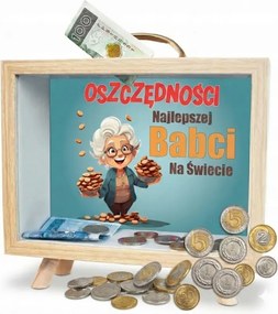 Ajándék Nagymama napjára Persely 3D képkeret Gyors Nagymama Takarékosság