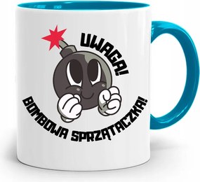 Takarítónőnek Kék Bögre Születésnapi Ajándék fényképes nyomtatással