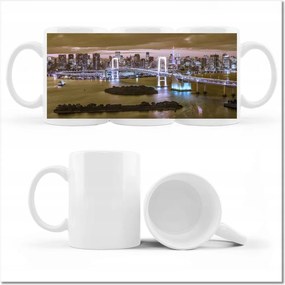 Fotó bögre Szivárvány híd Tokióban