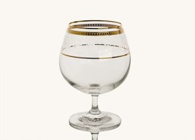 Konyakos pohár 300ml(6db)Dolce Vita Gold Ajándék Anyák napjára,Apák napjára