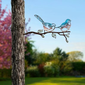 Bird fém kerti dísztárgy, 26×50 cm
