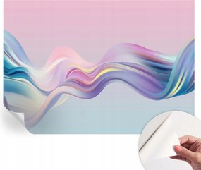 Design fali fotótapéta öntapadós Színes hullámok 208x146 cm