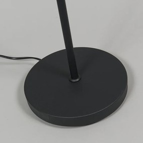 Modern állólámpa fekete, beépített LED-del, állítható - Trax