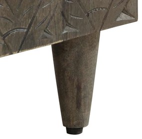 tömör fa mangó komód 90x33x75 cm