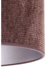 Duolla - Asztali lámpa LYON 1xE27/15W/230V átm. 30 cm barna