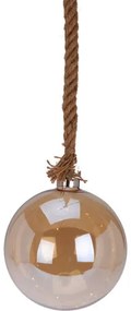 Ball karácsonyi lógó LED dekoráció, 20 cm