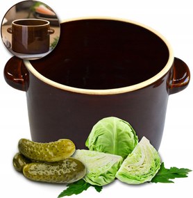 Kerámia Fazék Hordó Kő Savanyító Kerámiák 1,5L