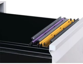 A4 Manutan Expert Kuch egysoros fém iratrendező, 4 fiók, szürke