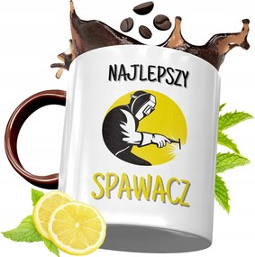 Bordó Bögre Hegesztőnek Születésnapi Ajándék fényképes nyomtatással