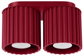 Sollux SL.1820 - AURA spotlámpa 2xGU10/10W/230V piros