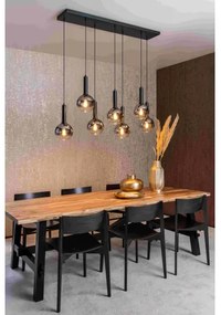 Lucide 45402/07/30 - Csillár zsinóron MARIUS 7xE27/40W/230V fekete