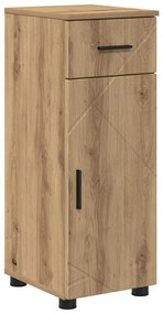 Fürdőszoba bútor szett 4 pcs kézműves tölgy 61 x 35 x 64 cm