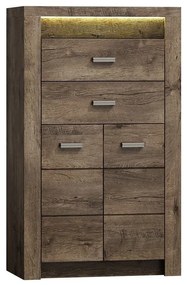 Komód Nadenas N6 (sötét kőris) (LED világítással). 1103658