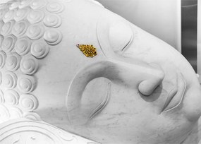 Kép - Fehér Buddha (70x50 cm)