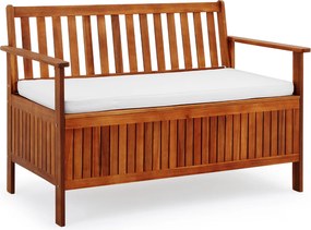 Deuba Kerti pad tárolóval 120 cm - akác