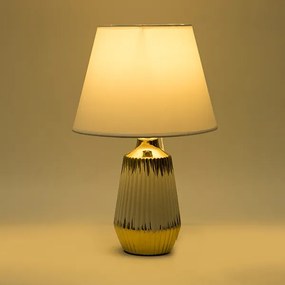 Asztali lámpa 1xE14/40W/230V fehér/arany