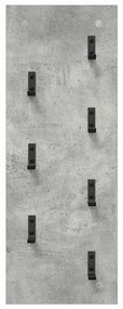 Fali Kabáthorog Beton szürke 30 x 1.5 x 80 cm Faanyag