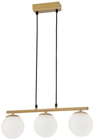 Csillár zsinóron CARRINE 3xE14/40W/230V barna