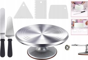 Forgó Tányér Sütemény Forgótányér Tortához Spatula Szett