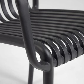 Isabellini fekete kerti szék - Kave Home
