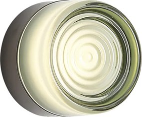 Design fali lámpa fekete, világoszöld üveggel IP44 - Michele