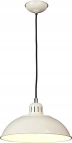 Függőlámpa krémszínű kerek 30 cm klasszikus Elstead konyhai asztal fölé