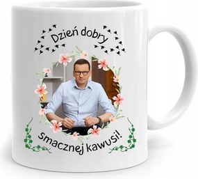 Bögre Politikus Miniszterelnök Mateusz Morawiecki Pis