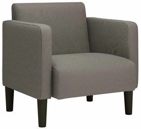 világosszürke kordbársony szövet kanapészék karfás szék 54 cm