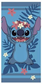 Disney Lilo és Stitch, A csillagkutya Wreath fürdőlepedő, strand törölköző 70x140cm (Fast Dry)