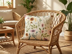 Mikroszálas párnahuzat HERBALIS 45x45 cm, krémszínű