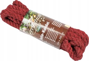 Natúr juta zsinór otthon és kert díszítéséhez 0,8 x 200 cm bordó