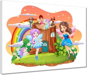 Vászonkép 40x30 Tündérek egy varázslatos világban