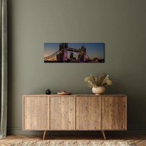Kép - Tower bridge (órával) (90x30 cm)
