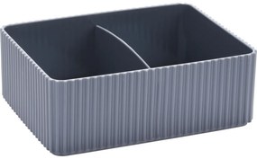 Stripe kozmetikai szervező szürke, 16 x 12 cm