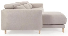 Bézs sarokkanapé (bal oldali) Singa - Kave Home