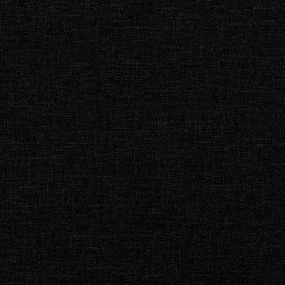 fekete szövet ágykeret Dover 140x200 cm