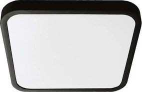 V-tac Led plafon 18W 6500K IP44 Négyzet 25cm Fekete