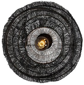 Keleti mennyezeti lámpa fekete 45 cm - Vadi