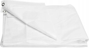 Ponyva 3x6 takaróponyva 150g/m2 erős Fehér vízálló szemekkel