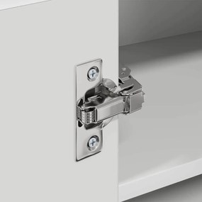 Függő szekrény polcokkal Riga Fehér 57 x 57 x 40 cm Faanyag