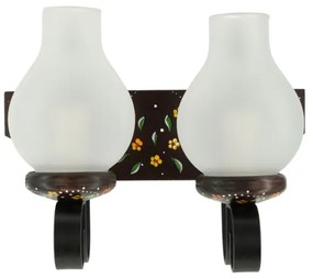 Brilagi - QUEEN fali lámpa 2xE14/40W/230V bükk/wenge