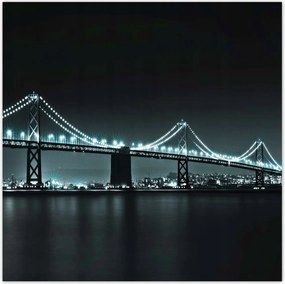 Poszterek 140x140 Usa Híd az éjszakában Fények