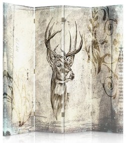 Gario Paraván Distinguished Deer Méret: 145 x 170 cm, Kivitelezés: Forgó paraván 360°