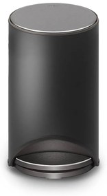 Matt fekete fém pedálos szemetes 10 l Arc – Joseph Joseph