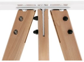 Fehér MDF Étkezőasztal 70×70 cm. DT-320 WT